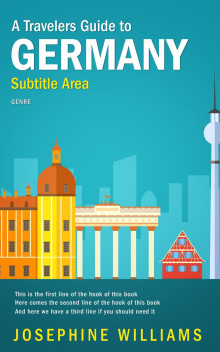 Pre Made Book Cover Eastern Blue