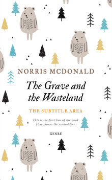 Pre Made Book Cover Silver Rust