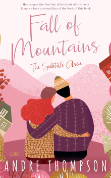 Pre Made Book Cover Taupe