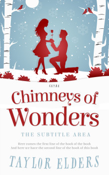 Pre Made Book Cover Rock Blue