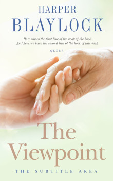 Pre Made Book Cover Ecru White