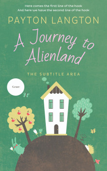 Pre Made Book Cover Aqua Forest