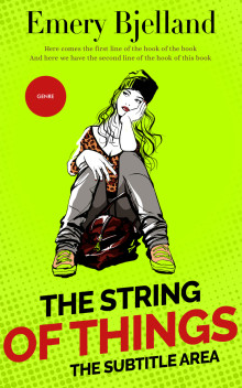 Pre Made Book Cover Lime