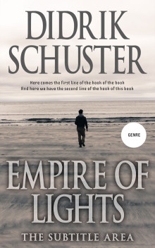 Pre Made Book Cover Swirl