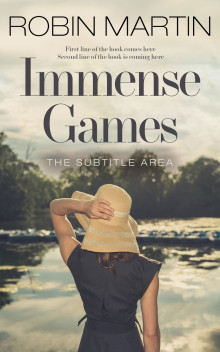 Pre Made Book Cover Soft Amber