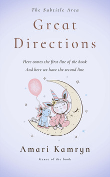 Pre Made Book Cover White Lilac