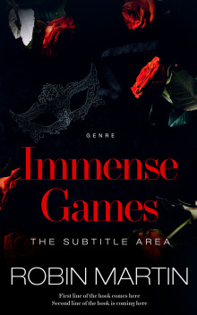 Pre Made Book Cover Ebony