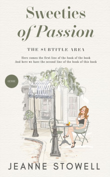 Pre Made Book Cover Pampas