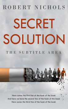 Pre Made Book Cover French Gray