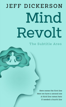 Pre Made Book Cover Water Leaf