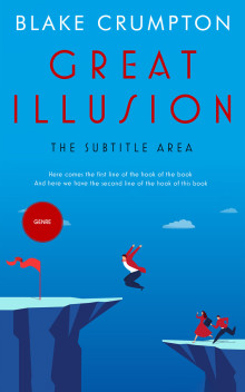 Pre Made Book Cover Cerulean