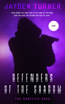 Pre Made Book Cover Violet