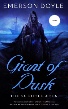 Pre Made Book Cover Ebony