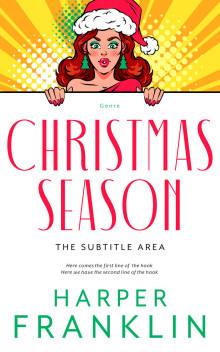 Pre Made Book Cover Green Pea