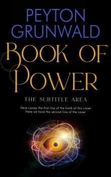 Pre Made Book Cover Black