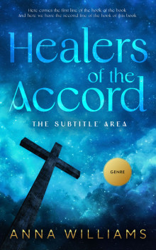 Pre Made Book Cover Venice Blue