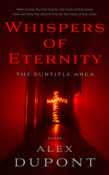 Pre Made Book Cover Sepia Black