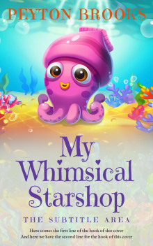 Pre Made Book Cover Swirl