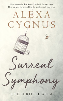 Pre Made Book Cover Green White