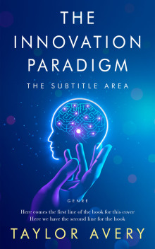 Pre Made Book Cover Catalina Blue