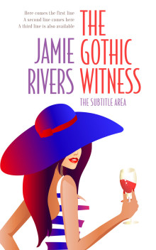 Pre Made Book Cover Blue Gem