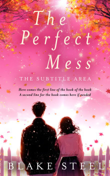 Pre Made Book Cover Deep Blush