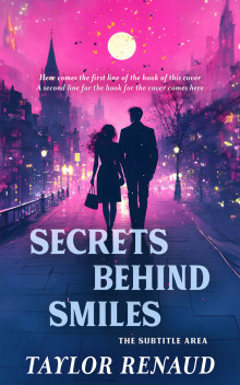 Pre Made Book Cover Orchid