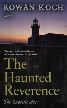 Pre Made Book Cover Sandrift