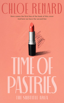 Pre Made Book Cover Apricot