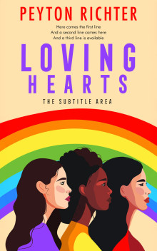 Pre Made Book Cover Peach Yellow