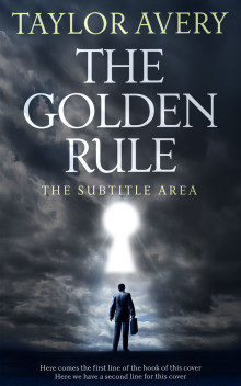 Pre Made Book Cover Outer Space