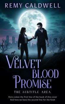 Pre Made Book Cover Periwinkle Gray