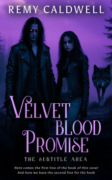 Pre Made Book Cover Amethyst