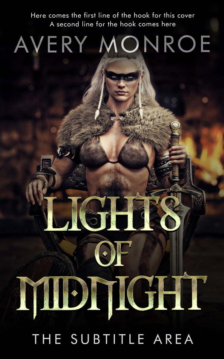 Pre Made Book Cover Cod Gray