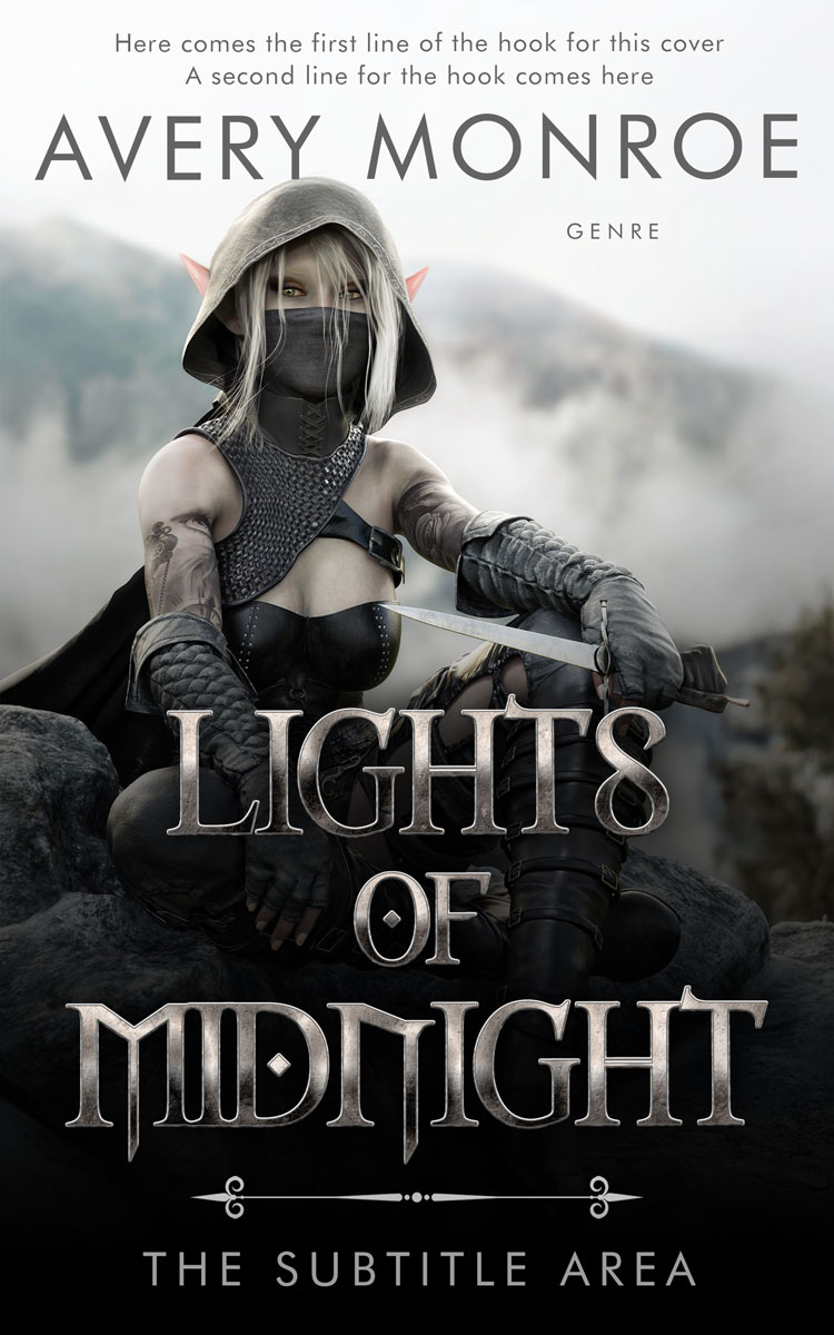 Pre Made Book Cover Tuatara