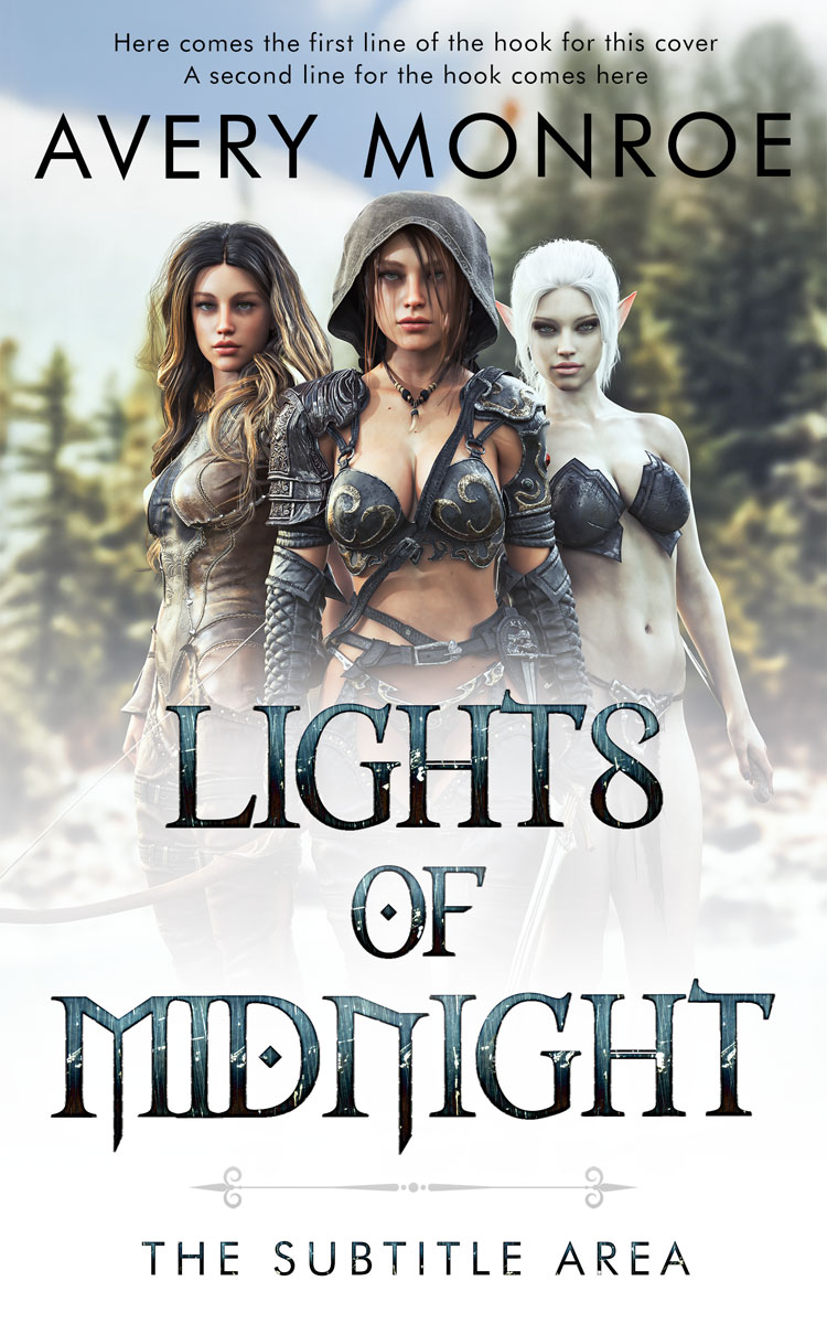 Pre Made Book Cover Celeste