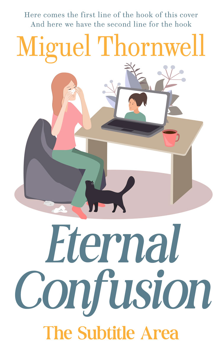 Pre Made Book Cover Silver Rust