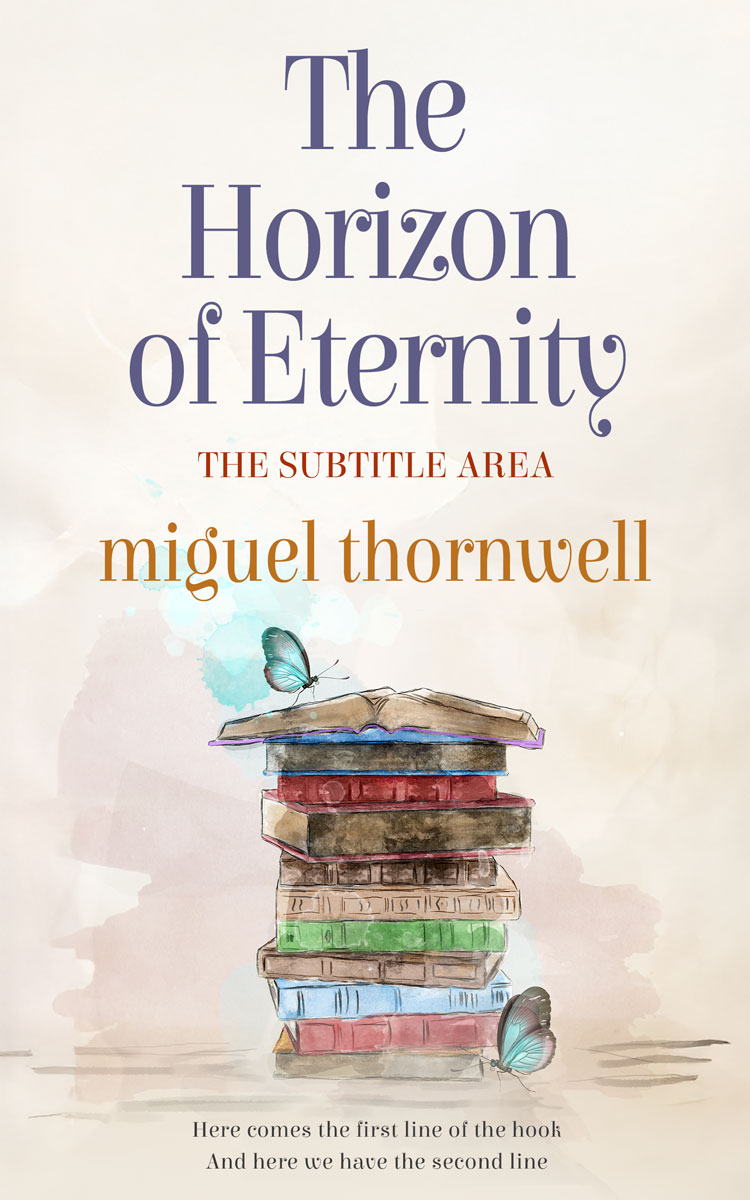 Pre Made Book Cover Pearl Bush