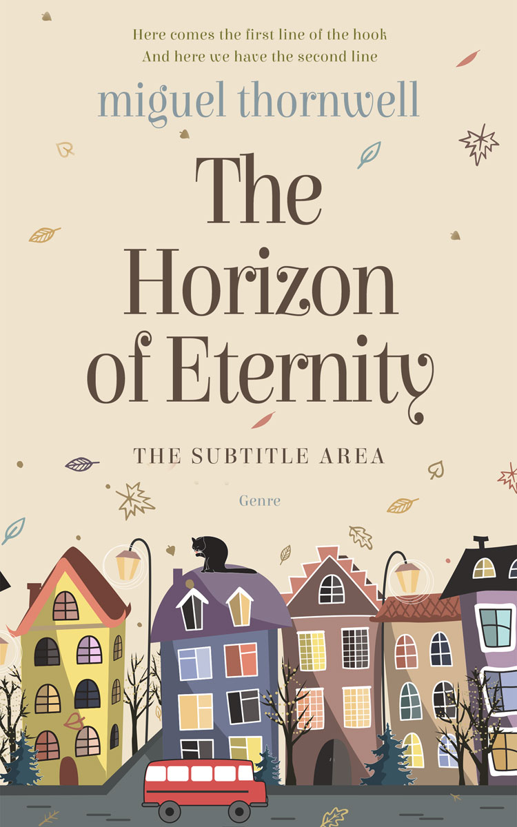 Pre Made Book Cover Stark White