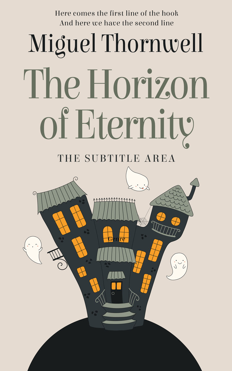 Pre Made Book Cover Outer Space