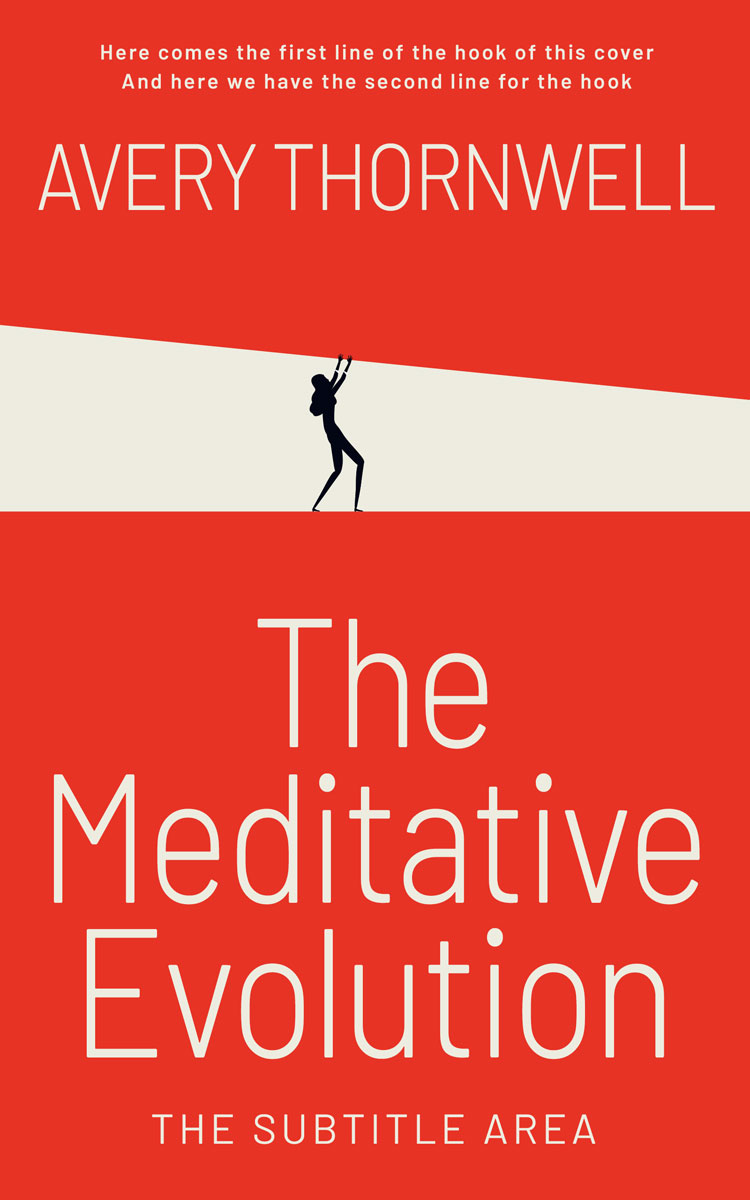 Pre Made Book Cover Alizarin Crimson