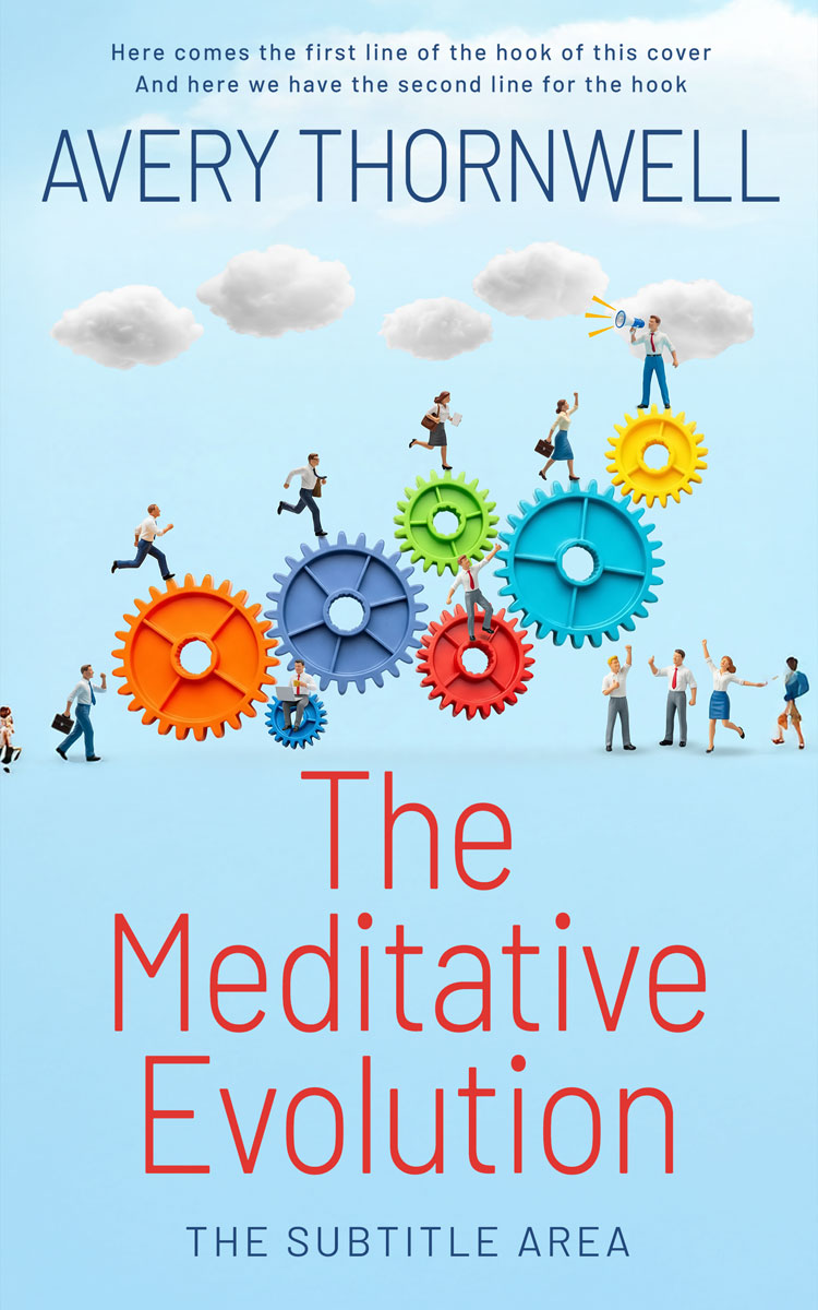 Pre Made Book Cover Tropical Blue