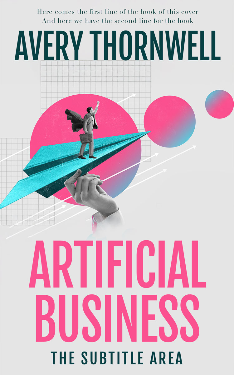 Pre Made Book Cover Bon Jour