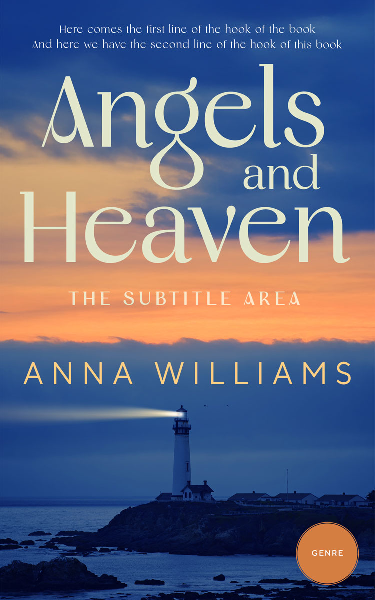 Pre Made Book Cover Chambray