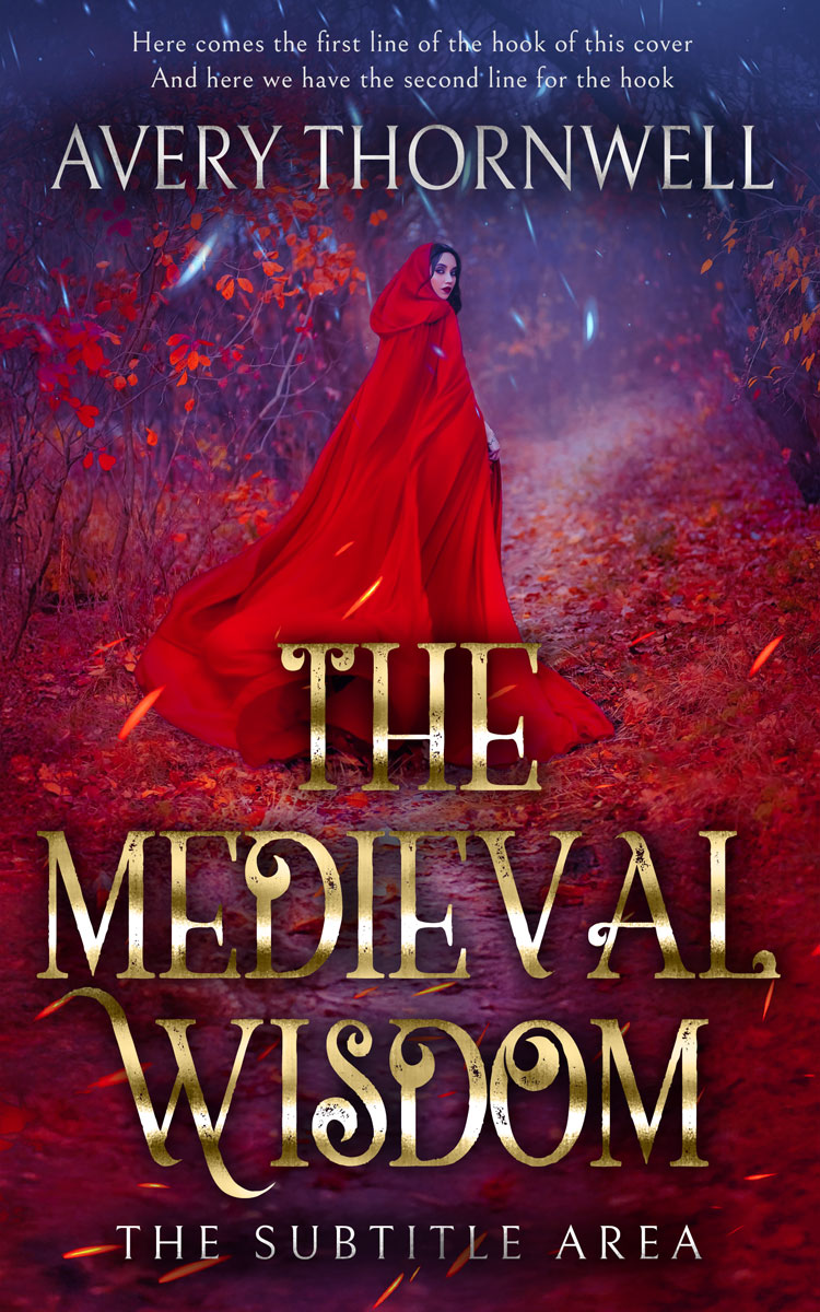 Pre Made Book Cover Wine Berry