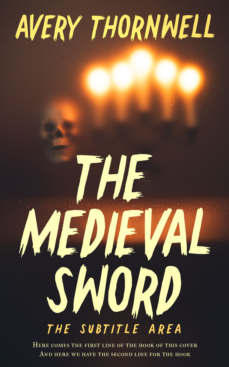 Pre Made Book Cover Chalky