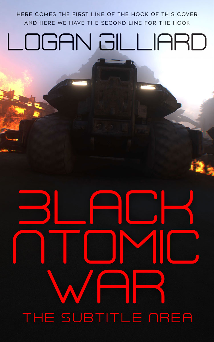 Pre Made Book Cover Cod Gray