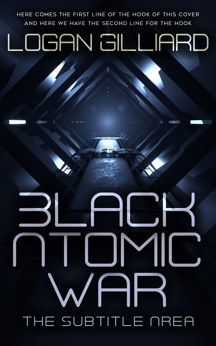 Pre Made Book Cover Ebony