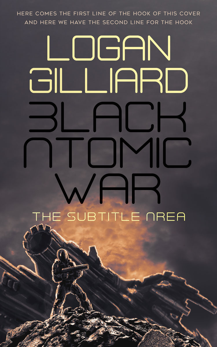 Pre Made Book Cover Ship Gray
