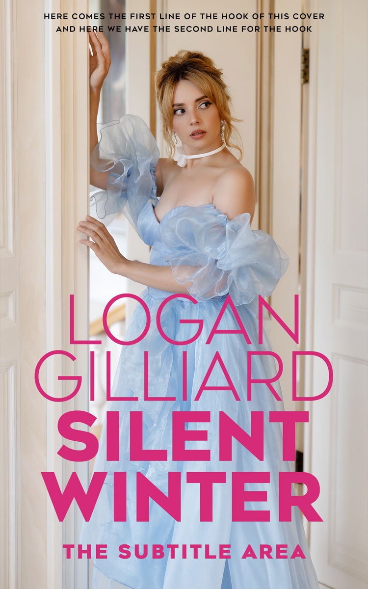 Pre Made Book Cover Silver